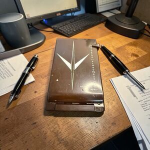 Vintage Bates List Finder Director Model Retro Brown